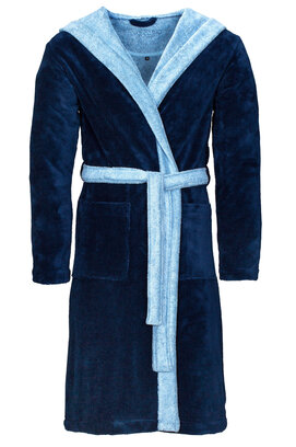Vossen Badjas Poppy winternight/steelblue  M