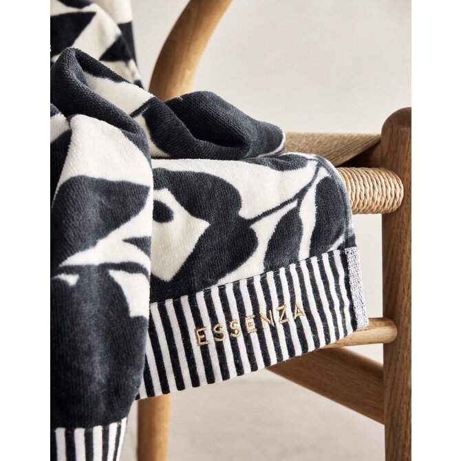 Essenza Imara beachtowel Anthracite 100x180 Essenza Imara beachtowel Anthracite 100x180