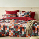 De Witte Lietaer De Witte Lietear dekbedovertrek Ankara Red Dahlia 200x200/220