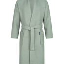 Morgenstern Morgenstern badjas Luca wafelstof Kimono 120cm Olijf Maat XL
