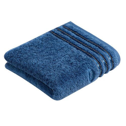 Vossen Vossen Handdoek Cult de Luxe 4690 Donker Blauw 50x100 afbeelding