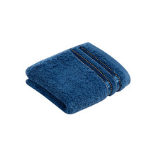 Vossen Gastendoekje Cult de Luxe 4690 Donker Blauw 30x50