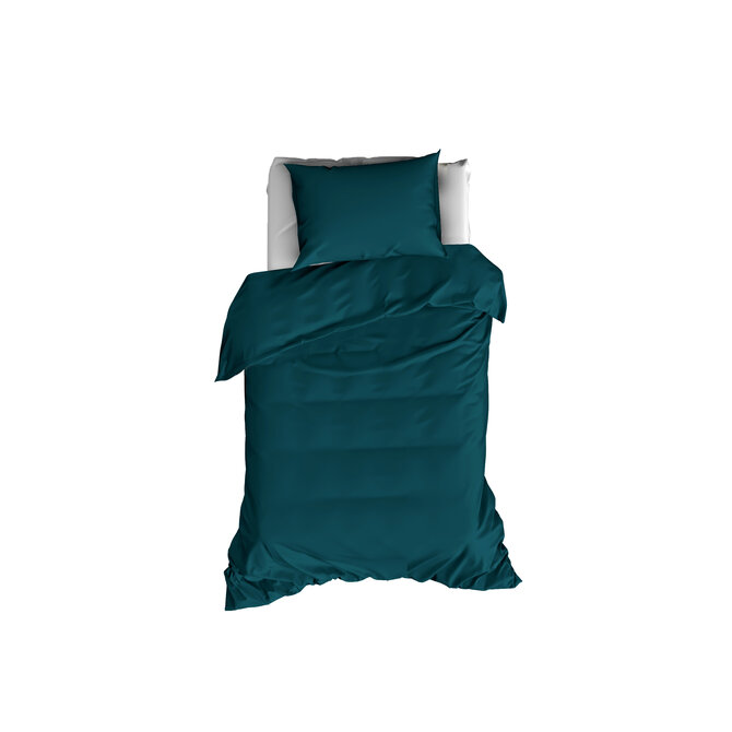 De Witte Lietear dekbedovertrek Olivia Lake Green 140x200/220