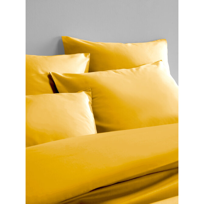 De Witte Lietaer dekbedovertrek Olivia Golden Yellow 200x200/220 De Witte Lietaer dekbedovertrek Olivia Golden Yellow 200x200/220