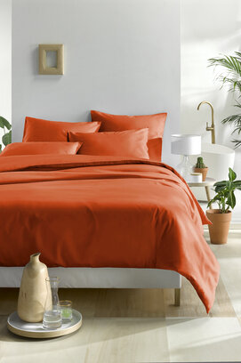 De Witte Lietaer dekbedovertrek Olivia Rooibos 200x200/220