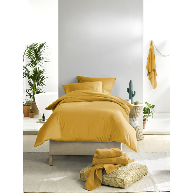 De Witte Lietaer dekbedovertrek Olivia Golden Yellow 140x200/220