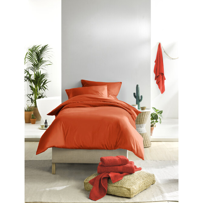 De Witte Lietaer dekbedovertrek Olivia Rooibos 240x200/220 De Witte Lietaer dekbedovertrek Olivia Rooibos 240x200/220