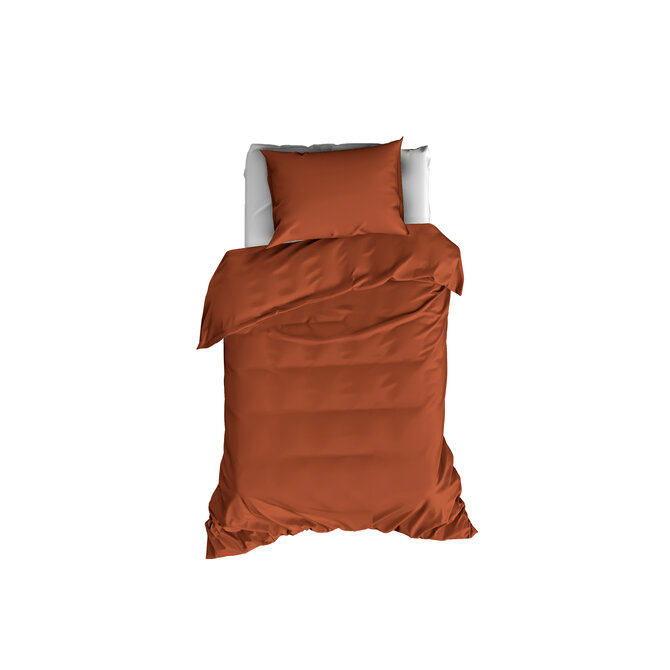 De Witte Lietaer dekbedovertrek Olivia Caramel 140x200/220 De Witte Lietaer dekbedovertrek Olivia Caramel 140x200/220