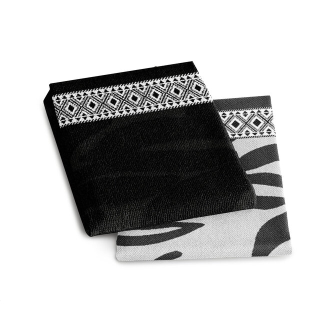 DDDDD Theedoek Africa 60x65 Black