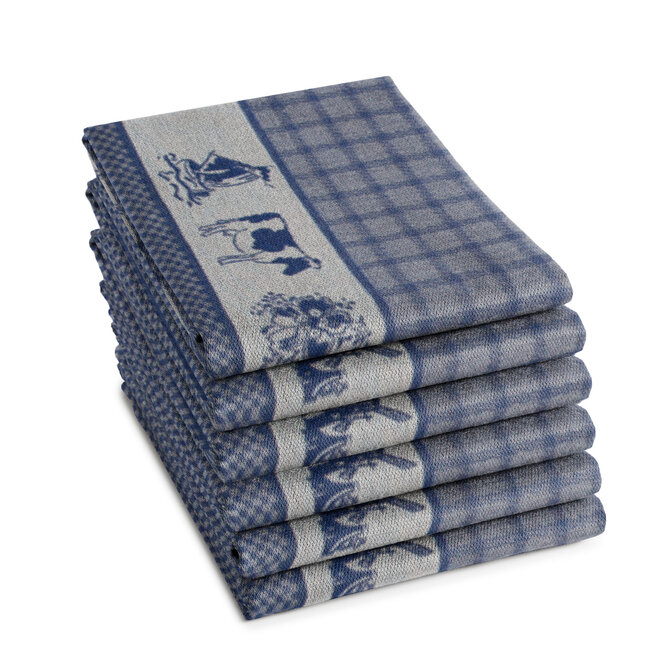 DDDDD Theedoek Dutchie 60x65 Blue