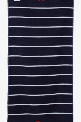 Carl Ross Saunahanddoek 17300 Offwhite/Night Blue 70x200