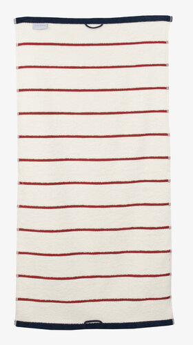 Carl Ross Carl Ross Saunahanddoek 17300 Offwhite/Deep Red 70x200