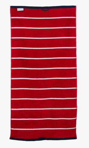 Carl Ross Carl Ross Saunahanddoek 17300 Deep Red/Offwhite 70x200