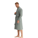Morgenstern Morgenstern badjas Luca wafelstof Kimono 120cm Olijf S