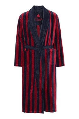 Ambassador Skagerak Navy/Red Stripe Heren Badjas 20295-25-M