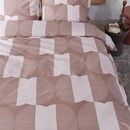 VT wonen VTwonen dekbedovertrek Check Mate Terra 200x200/220