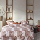 VT wonen VTwonen dekbedovertrek Check Mate Terra 140x200/220