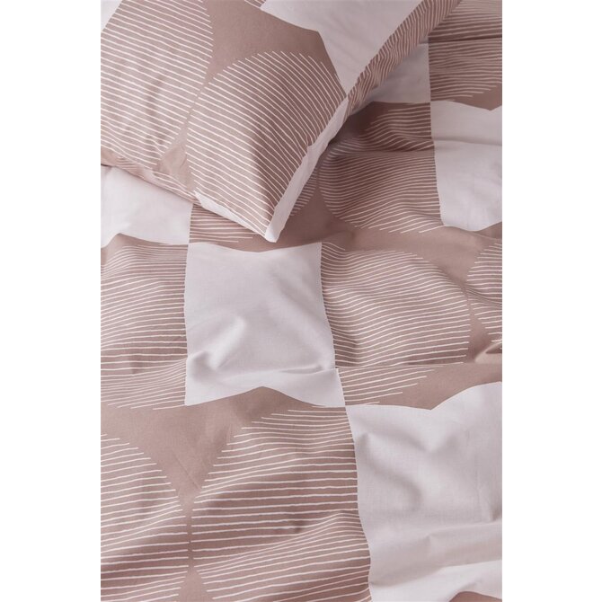 VTwonen dekbedovertrek Check Mate Terra 140x200/220 VTwonen dekbedovertrek Check Mate Terra 140x200/220