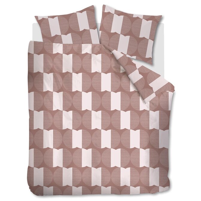VTwonen dekbedovertrek Check Mate Terra 140x200/220 VTwonen dekbedovertrek Check Mate Terra 140x200/220