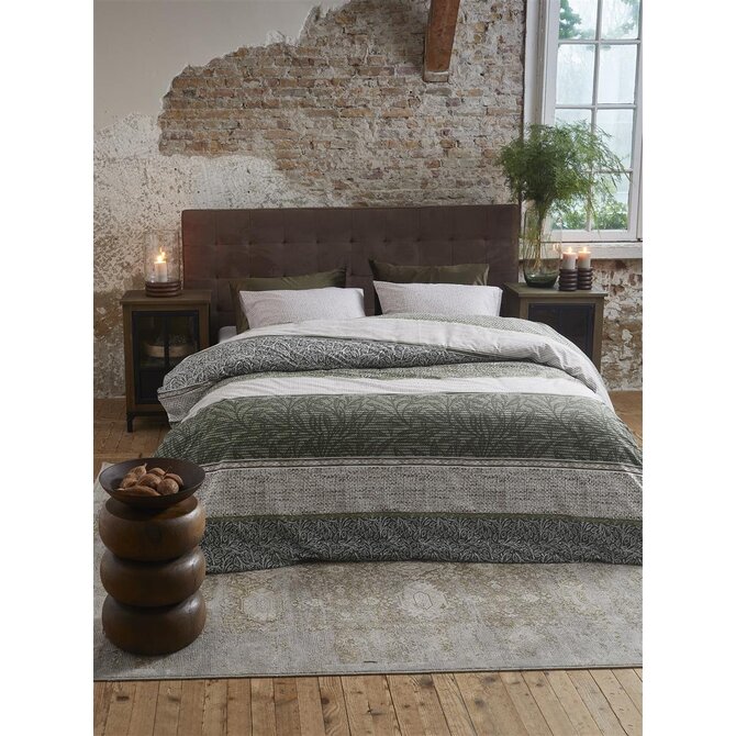 Riviera Maison Kussensloop  Chester Groen 60x70 cm