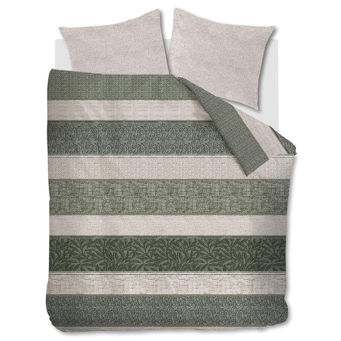 Riviera Maison Kussensloop  Chester Groen 60x70 cm