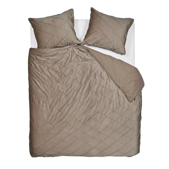 Riviera Maison Dekbedovertrek  Diamond Zand 140x200/220