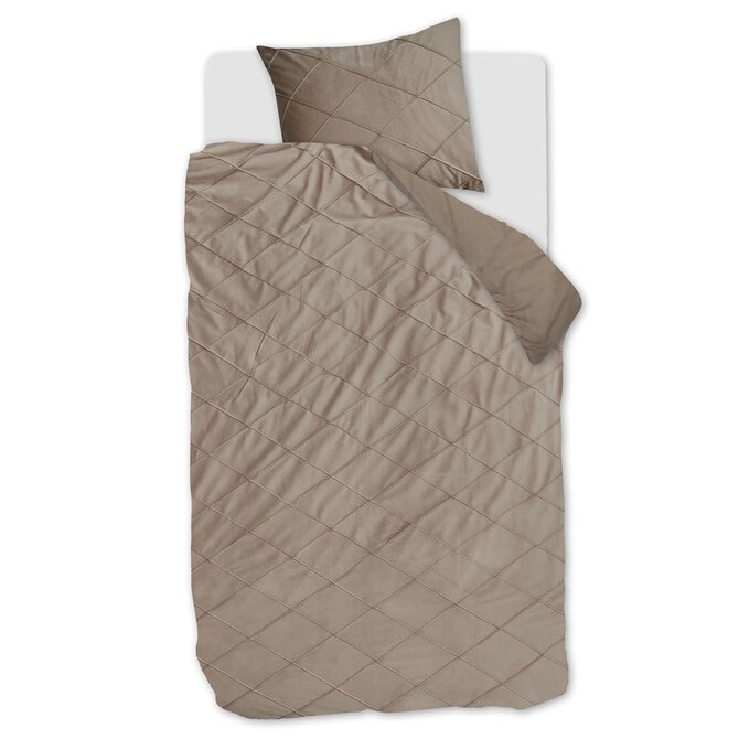 Riviera Maison Dekbedovertrek  Diamond Zand 140x200/220