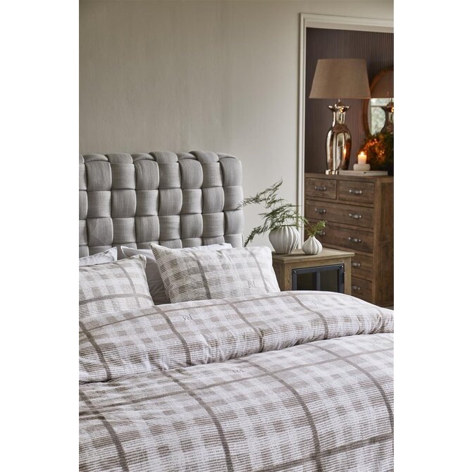 Riviera Maison Dekbedovertrek  Brody Zand 260x200/220