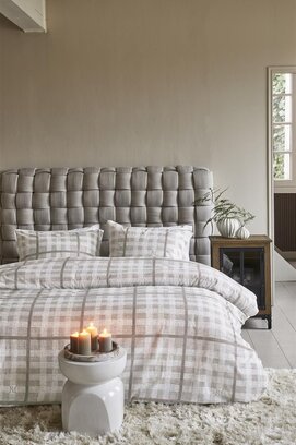 Riviera Maison Dekbedovertrek  Brody Zand 140x200/220