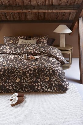 Riviera Maison Dekbedovertrek  Faded Fall Bruin 260x200/220