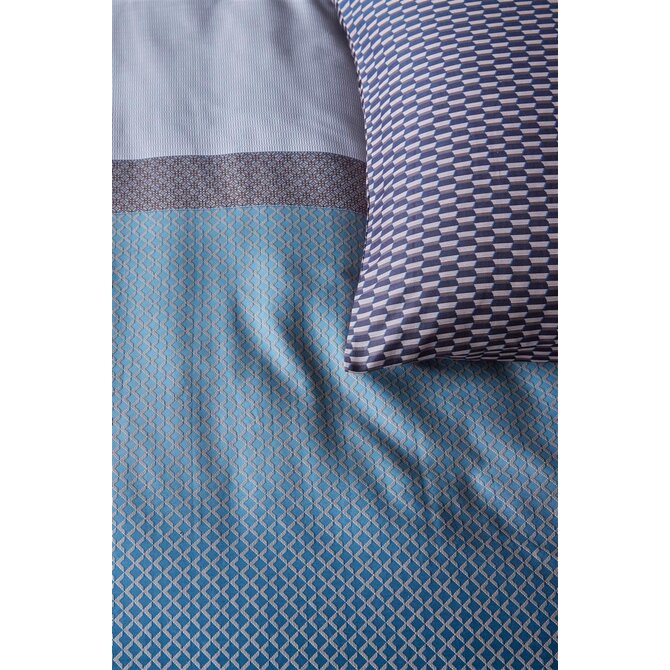 Kardol by Beddinghouse Dekbedovertrek Sashiko Blue Grey 140x200/220
