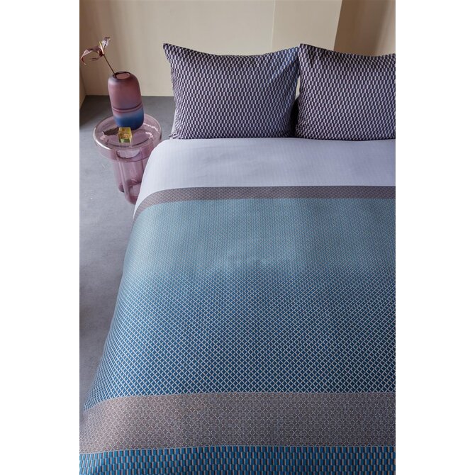 Kardol by Beddinghouse Dekbedovertrek Sashiko Blue Grey 140x200/220