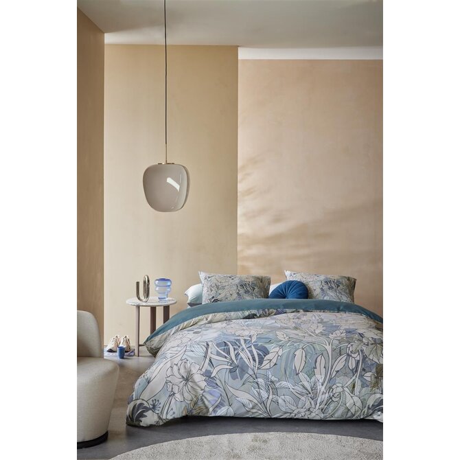 Kardol by Beddinghouse Dekbedovertrek Nobile Blue Grey 140x200/220