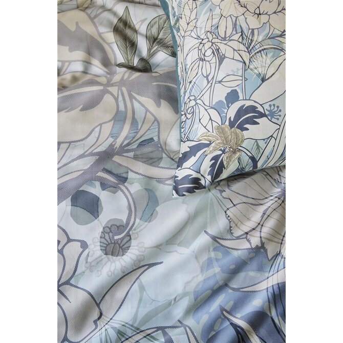 Kardol by Beddinghouse Dekbedovertrek Nobile Blue Grey 140x200/220