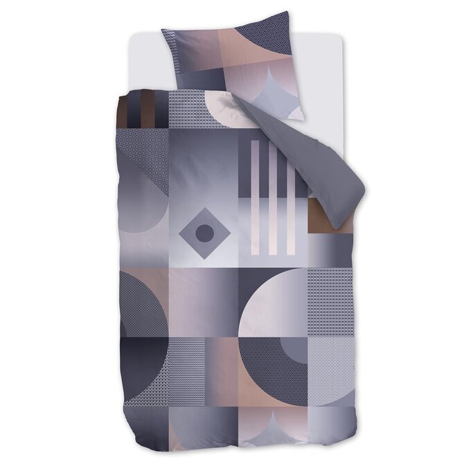 Beddinghouse Dutch Design Dekbedovertrek Robbinson Grijs 200x200/220 Beddinghouse Dutch Design Dekbedovertrek Robbinson Grijs 200x200/220