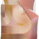 Dutch Design Beddinghouse Dutch Design Dekbedovertrek Curves Koraal 240x200/220