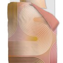 Dutch Design Beddinghouse Dutch Design Dekbedovertrek Curves Koraal 240x200/220