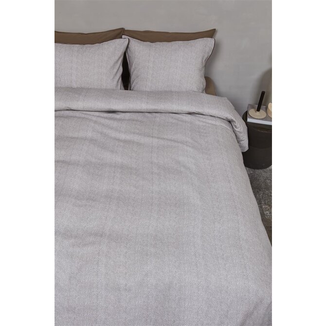 VTwonen dekbedovertrek Bolt Sand 200x200/220 VTwonen dekbedovertrek Bolt Sand 200x200/220