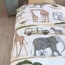 Beddinghouse Beddinghouse x Hanneke de Jager Kinderdekbedovertrek Jeep Safari Naturel 140x200