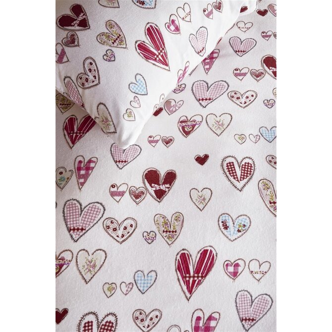 Beddinghouse x Hanneke de Jager Kinderdekbedovertrek Sweethearts Multi 140x200