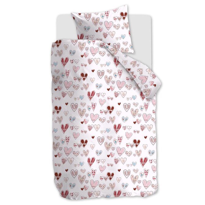 Beddinghouse x Hanneke de Jager Kinderdekbedovertrek Sweethearts Multi 140x200