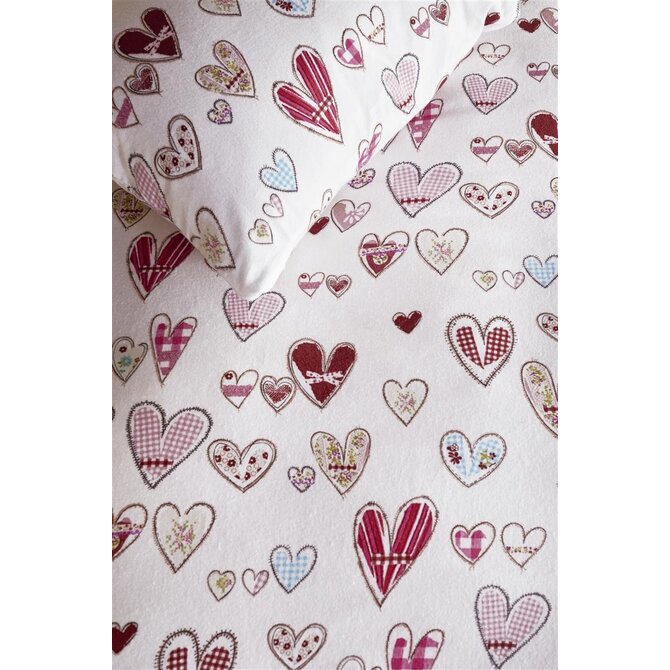 Beddinghouse x Hanneke de Jager Kinderdekbedovertrek Sweethearts Multi 120x150