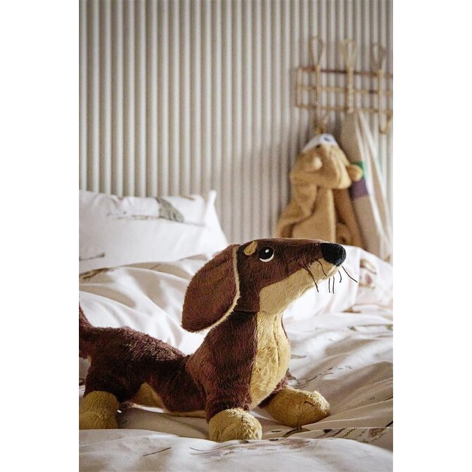 Beddinghouse x Hanneke de Jager Kinderdekbedovertrek Hot Dogs Roze 120x150 Beddinghouse x Hanneke de Jager Kinderdekbedovertrek Hot Dogs Roze 120x150