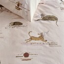 Beddinghouse Beddinghouse x Hanneke de Jager Kinderdekbedovertrek Hot Dogs Roze 120x150