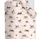 Beddinghouse Beddinghouse x Hanneke de Jager Kinderdekbedovertrek Hot Dogs Roze 120x150