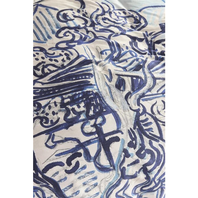 Beddinghouse x Van Gogh Museum Vieux Vignoble Dekbedovertrek Blauw 240x200/220 Beddinghouse x Van Gogh Museum Vieux Vignoble Dekbedovertrek Blauw 240x200/220