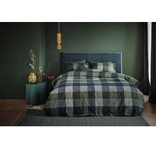 Beddinghouse Dekbedovertrek Beckett Blue Green 240x200/220