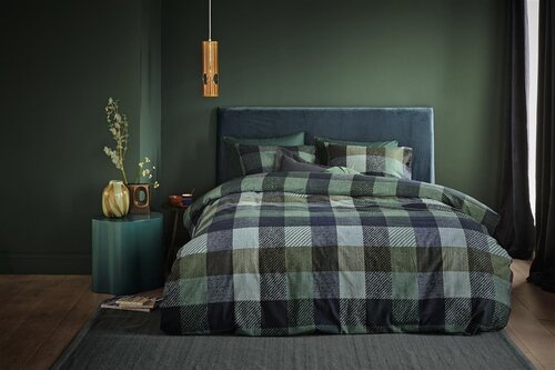 Beddinghouse Dekbedovertrek Beckett Blue Green 240x200/220