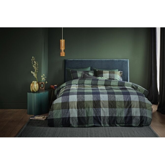 Beddinghouse Dekbedovertrek Beckett Blue Green 240x200/220