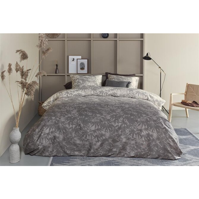 Beddinghouse Dekbedovertrek Ellen Grey 240x200/220 Beddinghouse Dekbedovertrek Ellen Grey 240x200/220